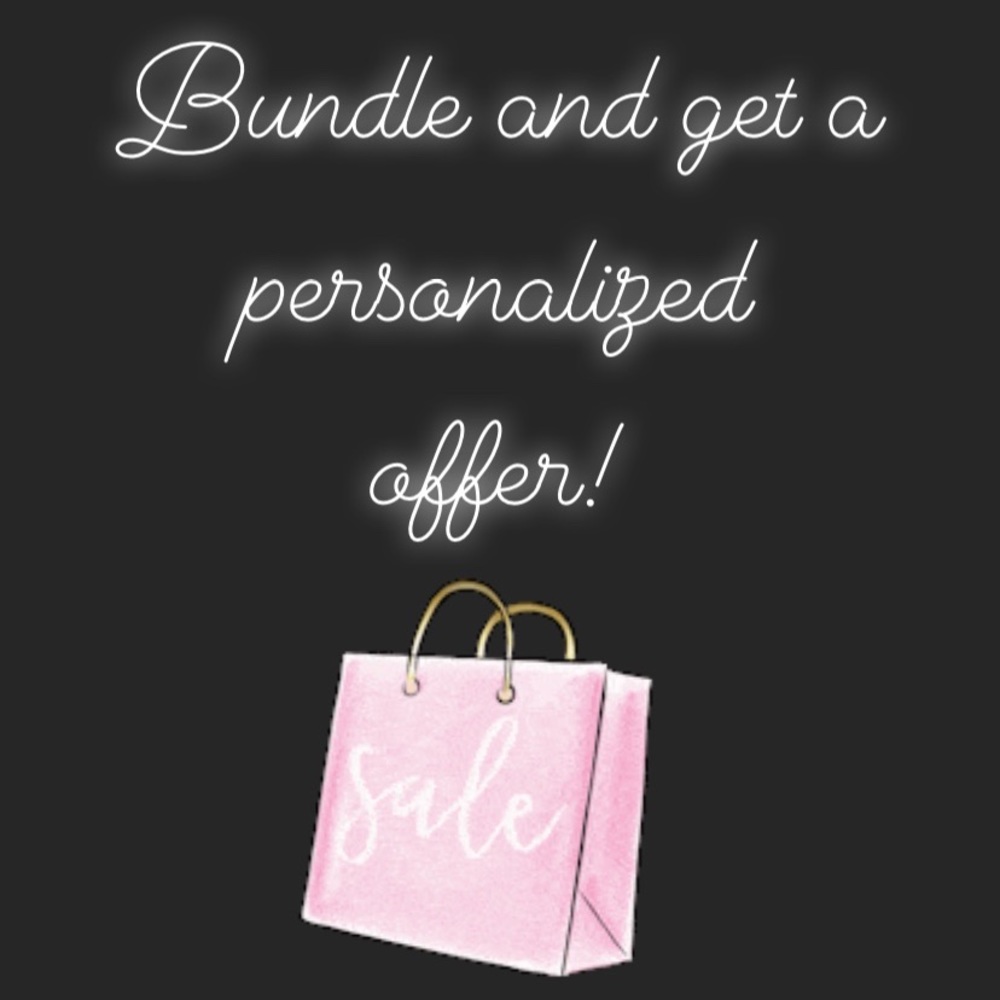 Bundle items and receive a personalized offer!